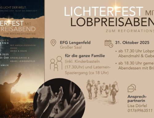 Lichterfest mit Lobpreisabend