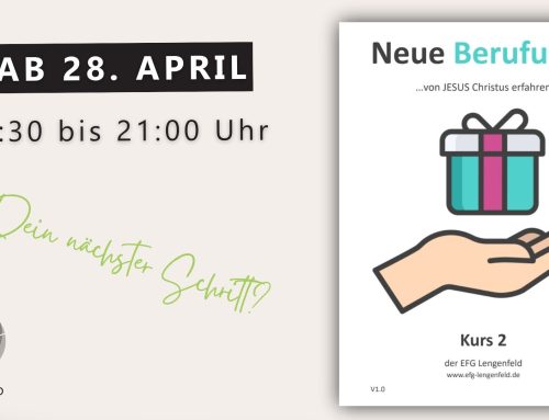 Start Neue Berufung Kurs