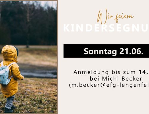 Kindersegnung