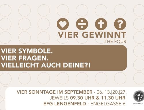 Evangelisationsmonat unter dem Thema „Vier gewinnt“
