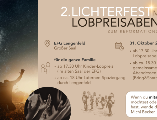 Licht vertreibt jede Finsternis ✨ – Unser Lichterfest geht in die 2. Runde!